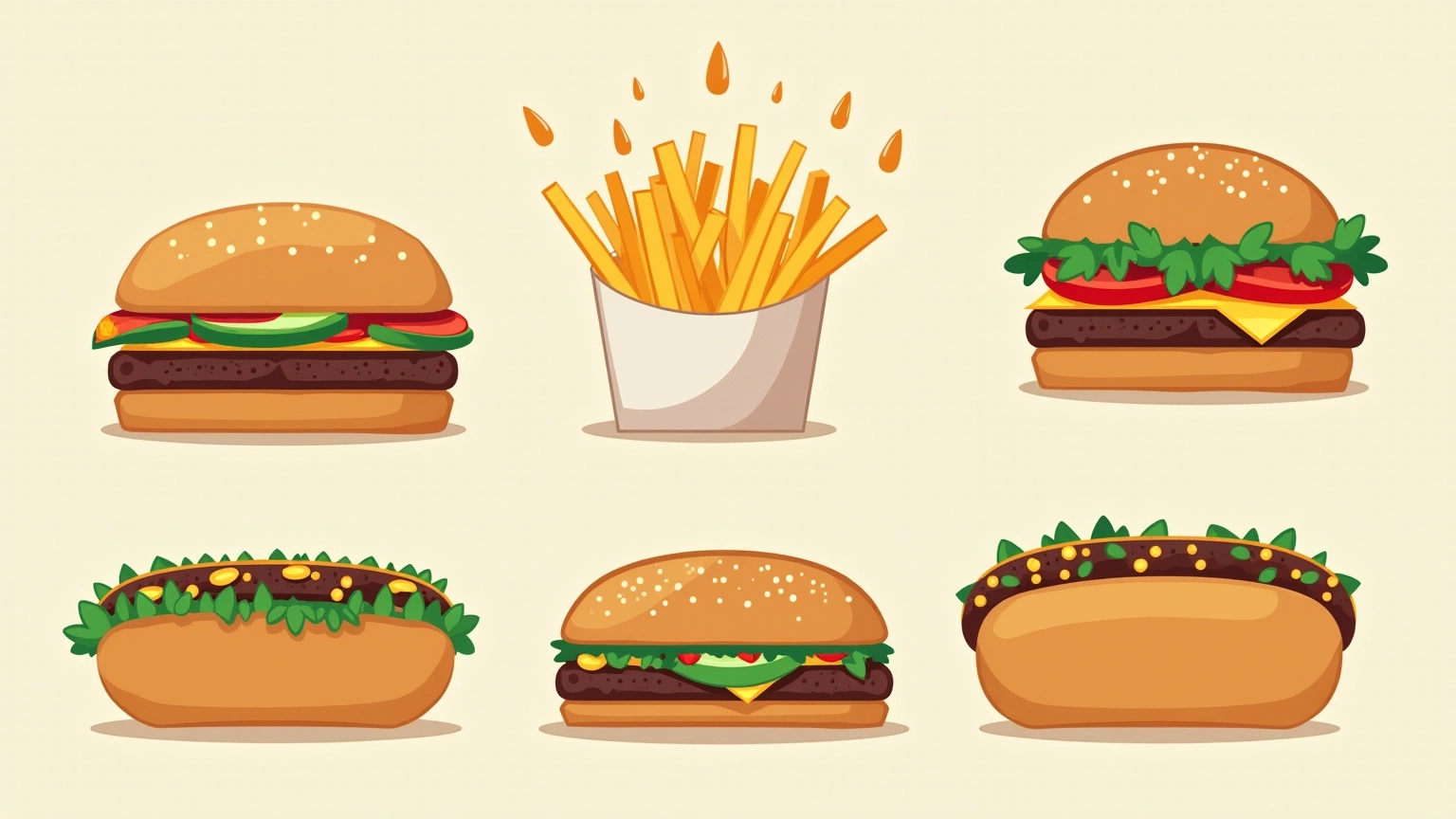 Taco Bell food items arranged on a clean surface with unbranded presentation